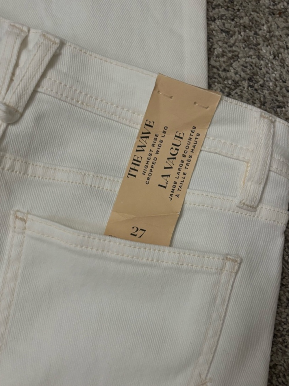 Scotch & Soda White Straight Leg Jeans - Picture 2 of 5